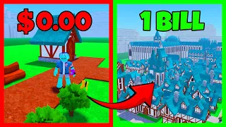 How Fast Can We Get TO 1 BILLION in Kingdom Atchitect Tycoon!