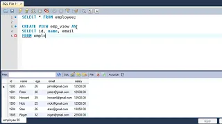 SQL Tutorial 48 Views in SQL Part 1