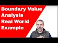 Boundary Value Analysis BVA Real World Application and Extension with Exploratory Software Testing
