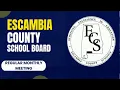 Escambia County School Board March Meeting
