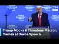 Lagu JUST IN: Trump Mocks \u0026 Threatens Canada PM Carney, France's Macron at World Economic Forum | AC1G