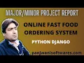 Project Report Fast Food Ordering System Python Django