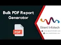Bulk PDF Report Generator Silent Infotech