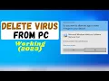 Delete Viruses from Windows Malicious Software Removal Tool MSRT