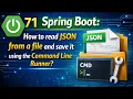 71 - Spring Boot How to read JSON from a file and save it using the Command Line Runner