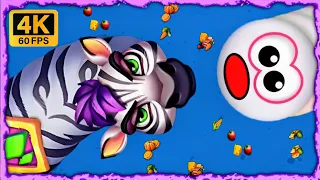 Worms Zone io - I Became With the Biggest Worm Snake Game ran san moi saamp wala game