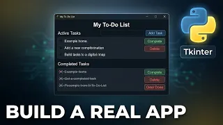 Python GUI Project Build a Real To Do List with Tkinter
