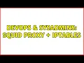 DevOps SysAdmins SQUID proxy iptables