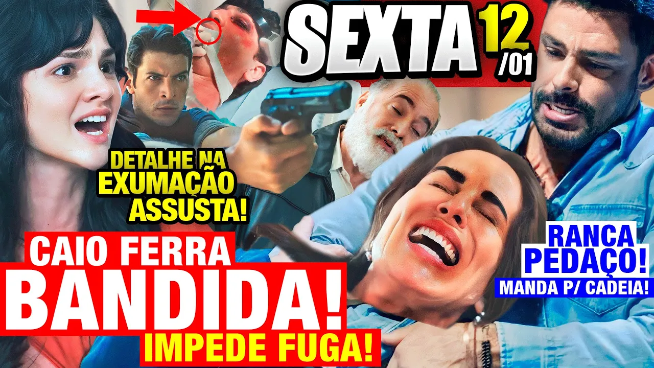 TERRA E PAIXÃO - Capítulo de hoje 12/01 SEXTA - Resumo Completo da Novela Terra e Paixão Hoje