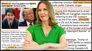 Justin Trudeau Fights Trump’s Tariffs 🇺🇸🇨🇦 Learn English with the News