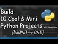 Create 10 Best Python Projects in 60 Minutes Python Projects Python Junior Programmer