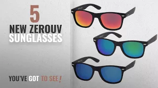 Top 10 Zerouv Sunglasses Winter 2018 zeroUV - Rubberized Frame Reflective Mirror Polarized Lens
