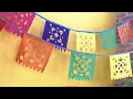 Easy DIY fabric made Papel Picado