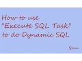 SSIS Execute SQL Task - dynamic SQL