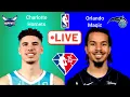 Charlotte Hornets at Orlando Magic NBA Live Scoreboard Play by Play Interga
