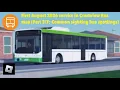 Roblox First August 2026 service in Crestview Bus map Part New Common sighting bus spottings
