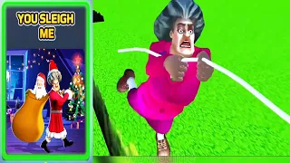 scary teacher 3d new update you sleigh me new special christmas chapter 2021