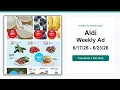 Aldi Weekly Ad 26 - 26 Best Deals