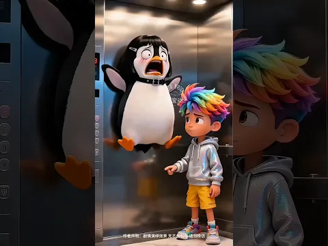 penguin kampungan! #shorts #kartun #animasi