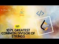 1071 Greatest Common Divisor of Strings Java Code LeetCode