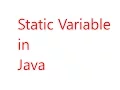 Java Tutorial For Beginners - Static Variables in Java