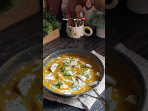 Rich, creamy & absolutely divine π€π» Shahi Paneer for Navratri! #recipeshorts #navratrispecial