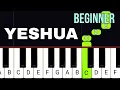 Yeshua BEGINNER Piano Tutorial