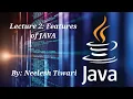 Features of Java Lecture 2 Second Lecture in Hindi Java Programming Beginner to Advance