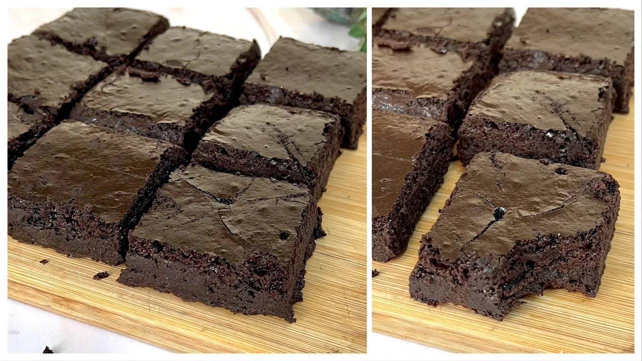 Best Chocolate Fudge Brownies Eggless Brownie Recipe   Recipe By Anyone Can Cook With Dr.Alisha