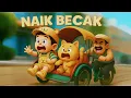 Download Lagu Naik Becak 🚲 | Lagu Anak Lucu Hisyam \u0026 Gembul | Lagu Anak Indonesia Edukatif