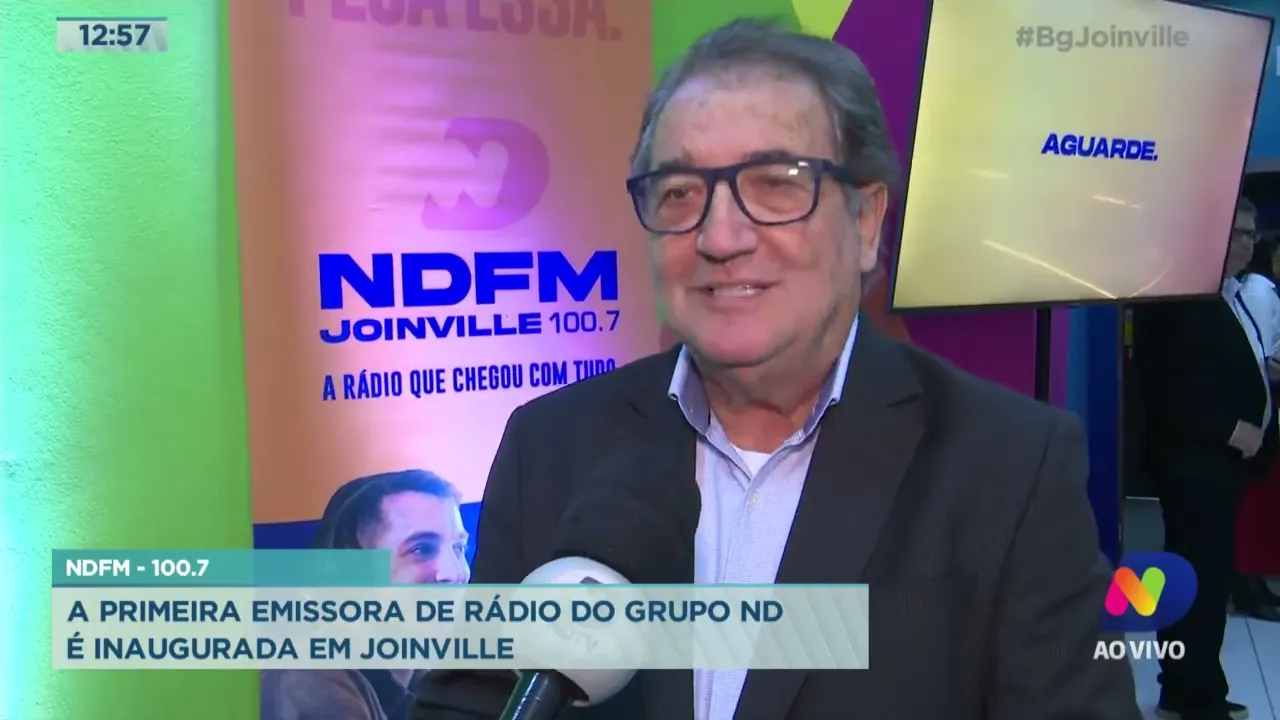 NDFM Joinville: direção do Grupo ND participa da inaguração da rádio