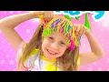 Download Lagu Nastya and Collection of funny challenges for kids