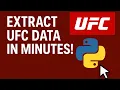 Python Web Scraping for Beginners UFC Data Example