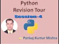 Python Revision Tour Session-4 by Pankaj Kumar Mishra