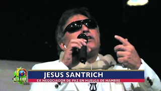 jesus santrich ex negociador de paz que continua en huelga de hambre declama poema en honor a cano