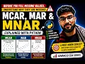 Advanced EDA MCAR vs MAR vs MNAR in Python Missing Data Analysis with Real Examples