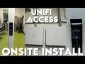 Unifi Access Onsite Installation Intercoms G2 reader pros Intercom viewers