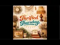LIVE Thrifted Thursday - Vintage finds