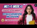 Machine Learning Techniques MLT WEEK 1 Graded Assignment Solutions IIT Madras BS Degree