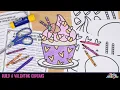 Printable Valentine s Day Coloring Craft Writing Prompts for Kids