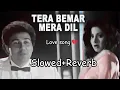 Tera Bimar Mera Dil (Slowed+Reverb) #lofi #lofisadsong #lofihindi #sad #music #hindi