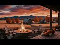 Cozy Fall Evening Retreat 🍁 Warm Fireplace & Quiet Countryside Sounds