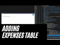 Adding an Expenses Table and a New Form in WPF - Modern WPF Desktop App Part 15