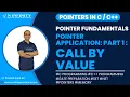 Pointers in Session 05 Pointer Application Part 1 Call By Value Swap Two Numbers