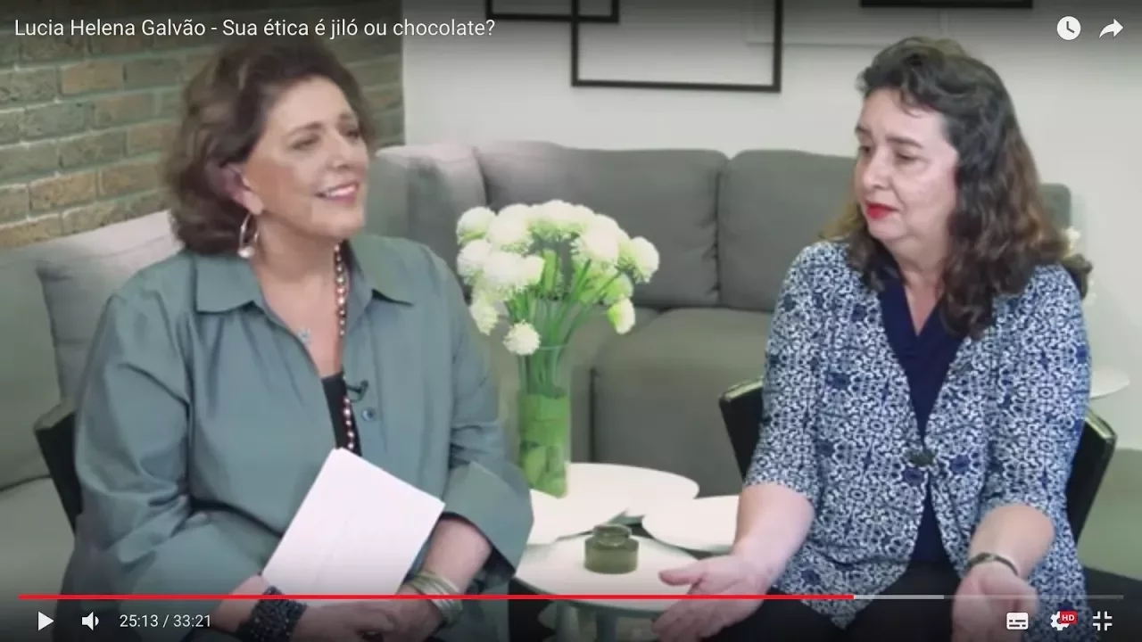 Sua ética é jiló ou chocolate - Leda Nagle entrevista Lúcia Helena Galvão