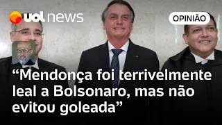 Nunes se mostra contra atos golpistas enquanto André Mendonça se mantém leal a Bolsonaro, diz Josias