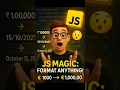 Master Intl API in JavaScript Format Dates Numbers Currency Like a Pro