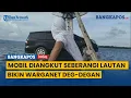 Download Lagu Pria dan Mobilnya Seberangi Lautan Gunakan Perahu Nelayan, Bikin Warganet Deg-degan