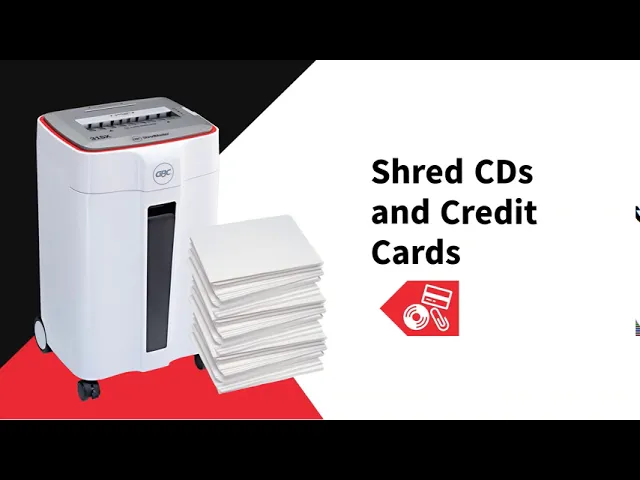 เครื่องทำลายเอกสาร GBC Cross Cut Shredder ShredMaster 31SX