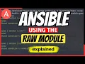 How to run any command using Ansible Install Python over SSH etc